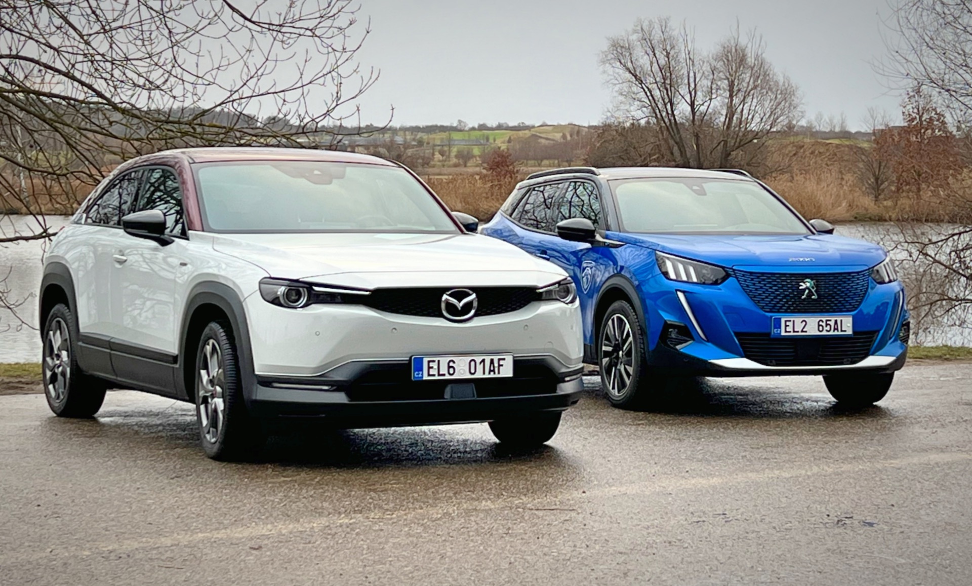 Test di confronto tra i SUV elettrici disponibili: Mazda MX-30 vs. Peugeot e-2008